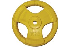 Диск обрезиненный Profi-Fit цветной 3 Handle D26 15кг